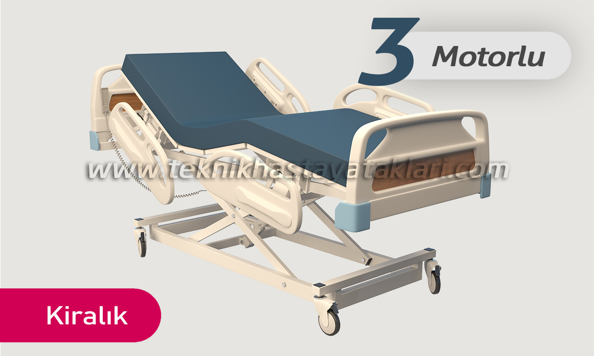 3 Motorlu Hasta Yatağı Kiralama
